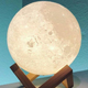 It’s a lamp. That looks like the moon. You can also adjust its color temperature, but the fact that it looks like the moon should be enough to convince you.